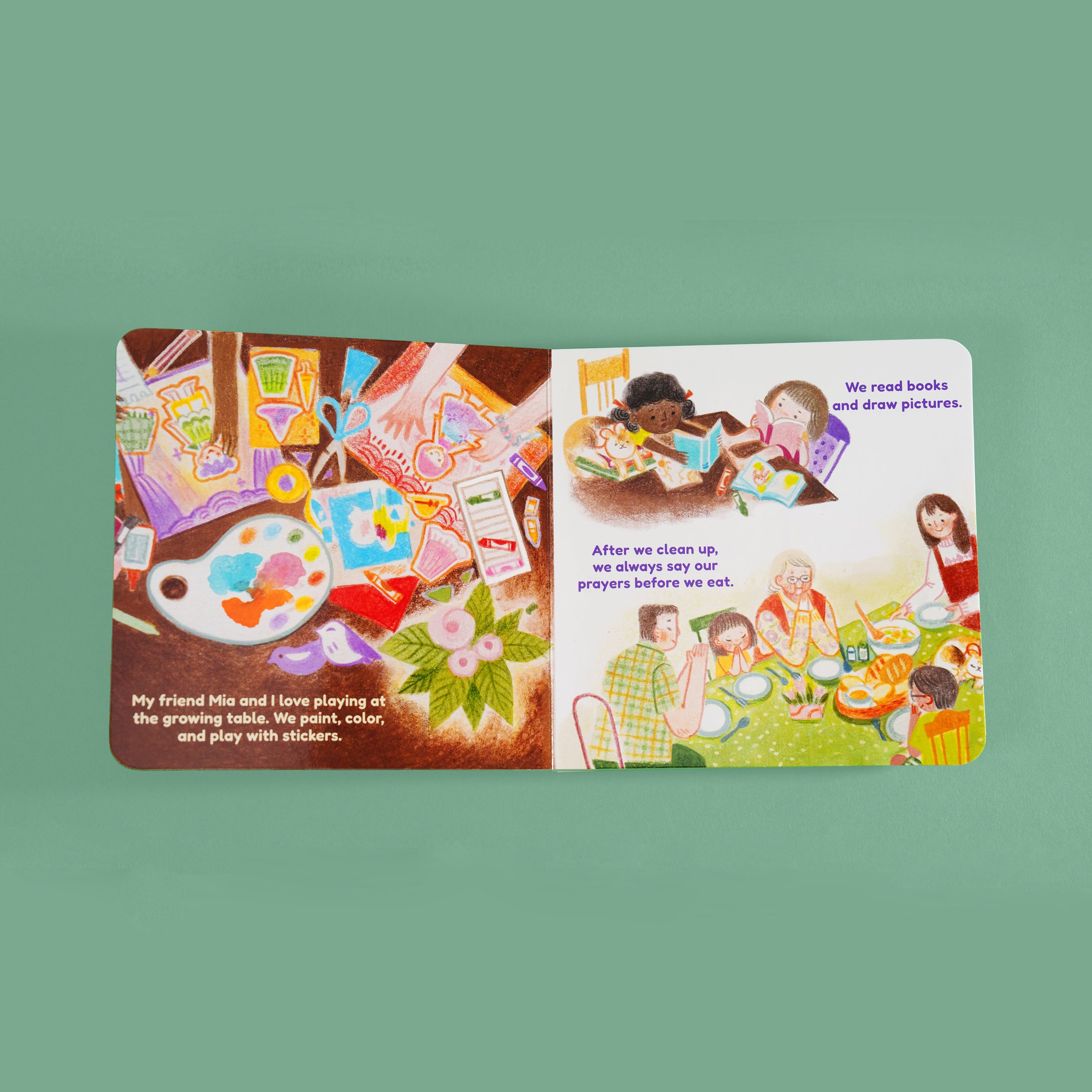 "The Growing Table" Board Book