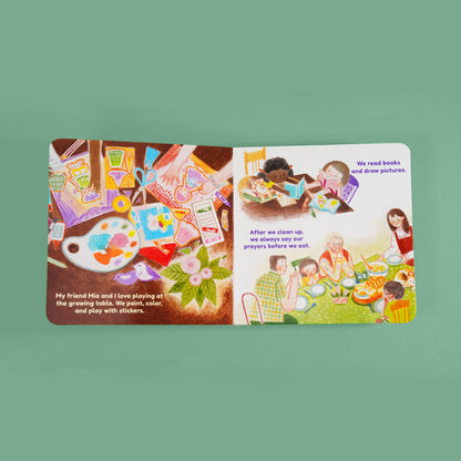 "The Growing Table" Board Book